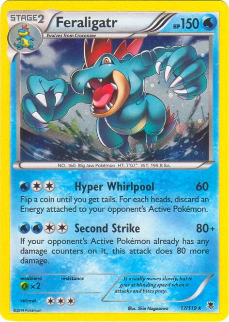 (#017/119) Feraligatr -  (Cosmos Holo) [Blister Exclusives]