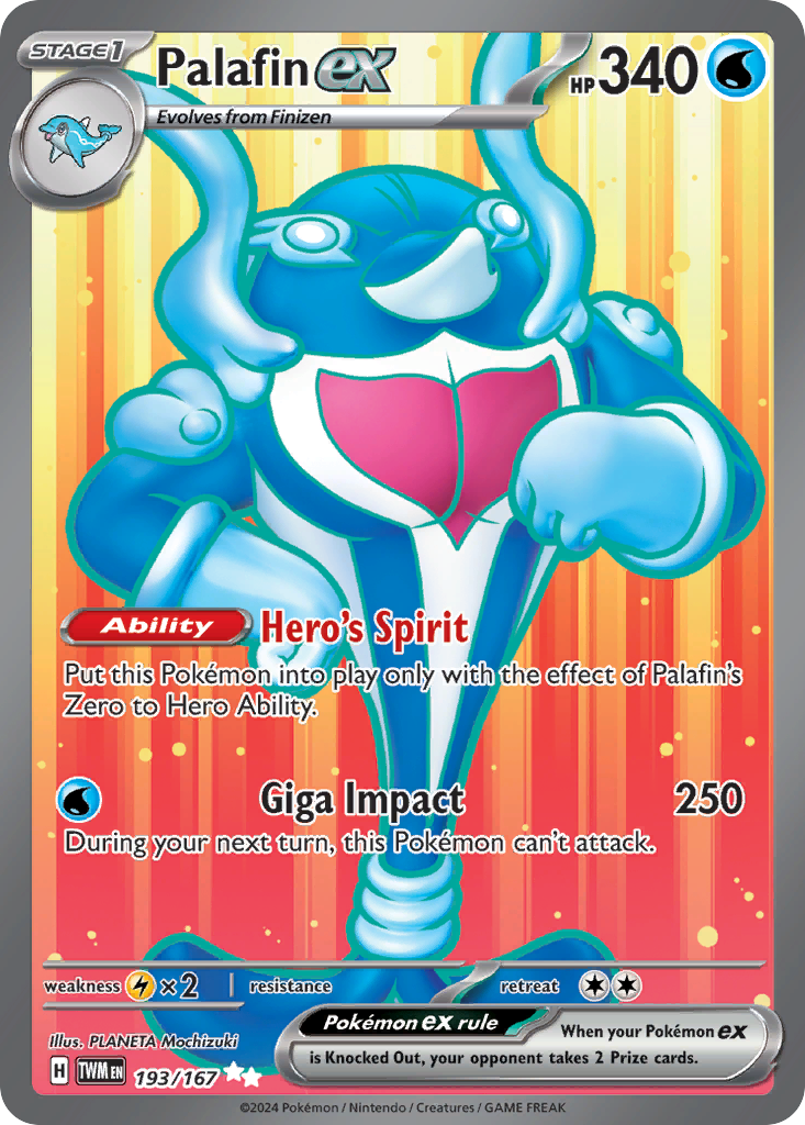 (#193/167) Palafin ex - Holo [Twilight Masquerade]
