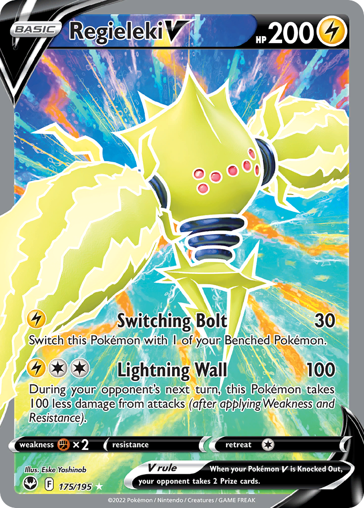 (#175/195) Regieleki V - Holo [Silver Tempest]