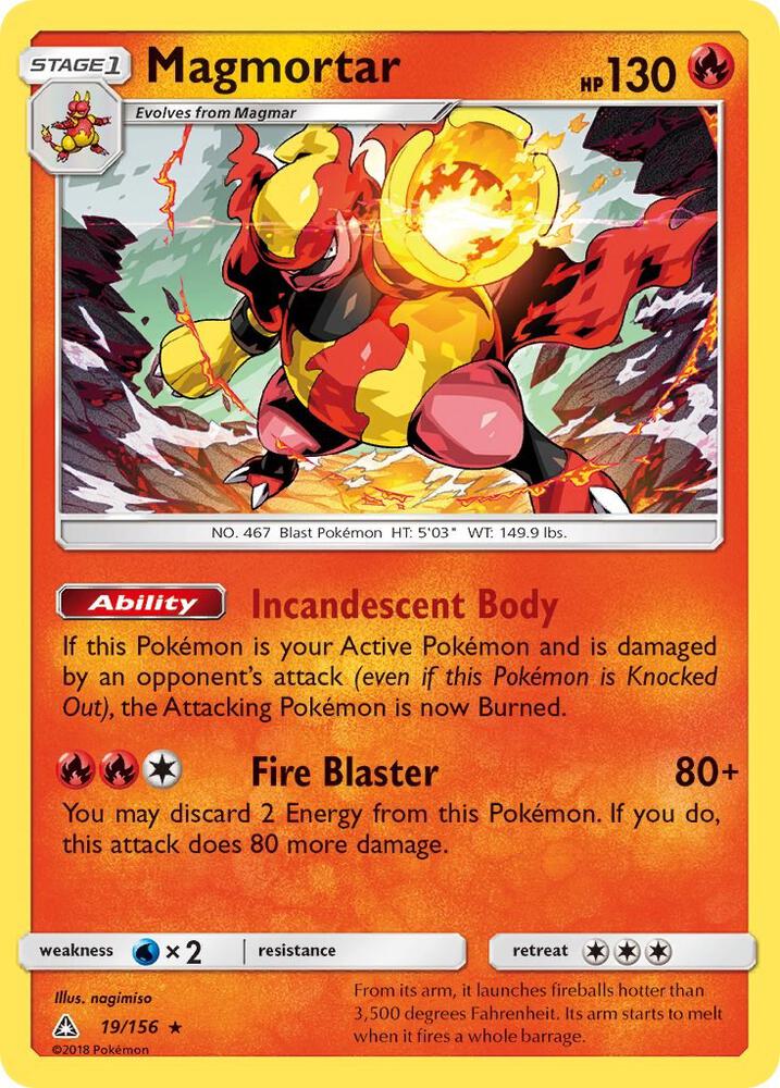 (#19/156) Magmortar [SM - Ultra Prism]