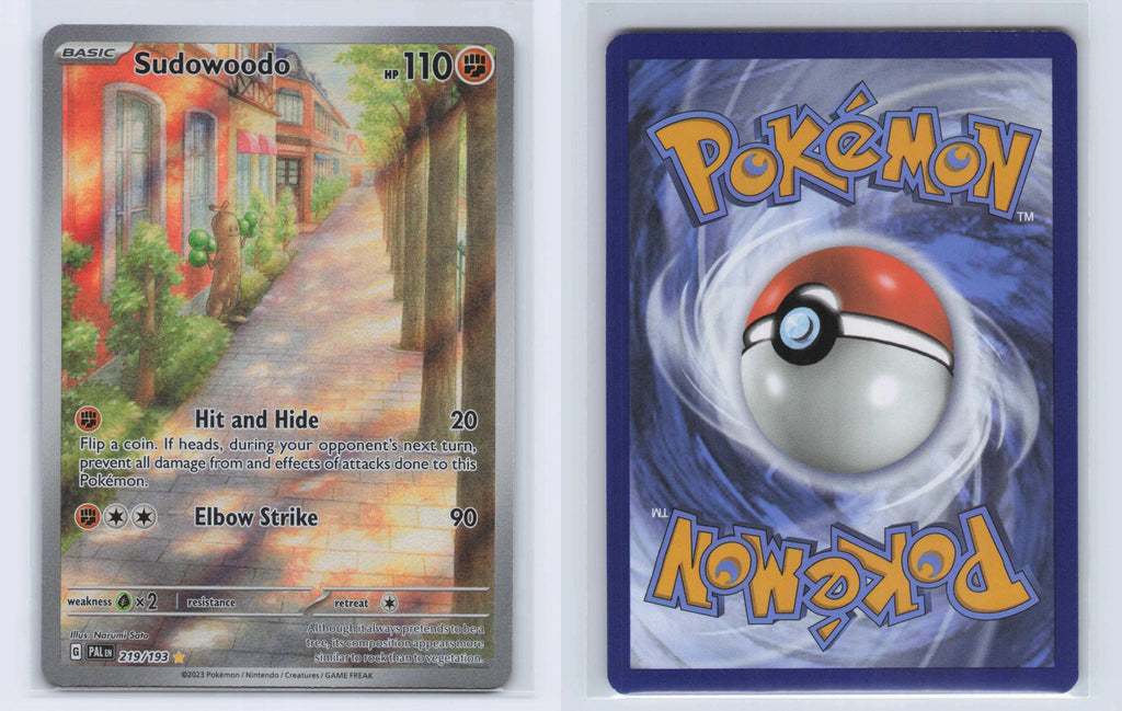 (#219/193) Sudowoodo - Holo [Paldea Evolved]