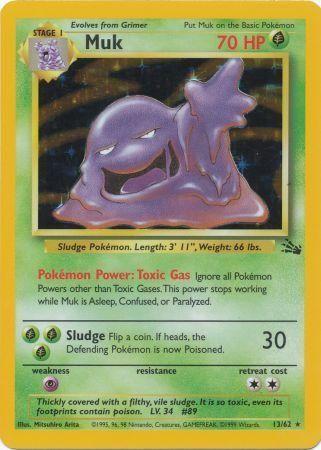 (#13/62) Muk - Unlimited Holo [Fossil]
