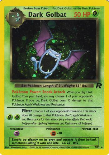 (#7/82) Dark Golbat - Unlimited Holo [Team Rocket]