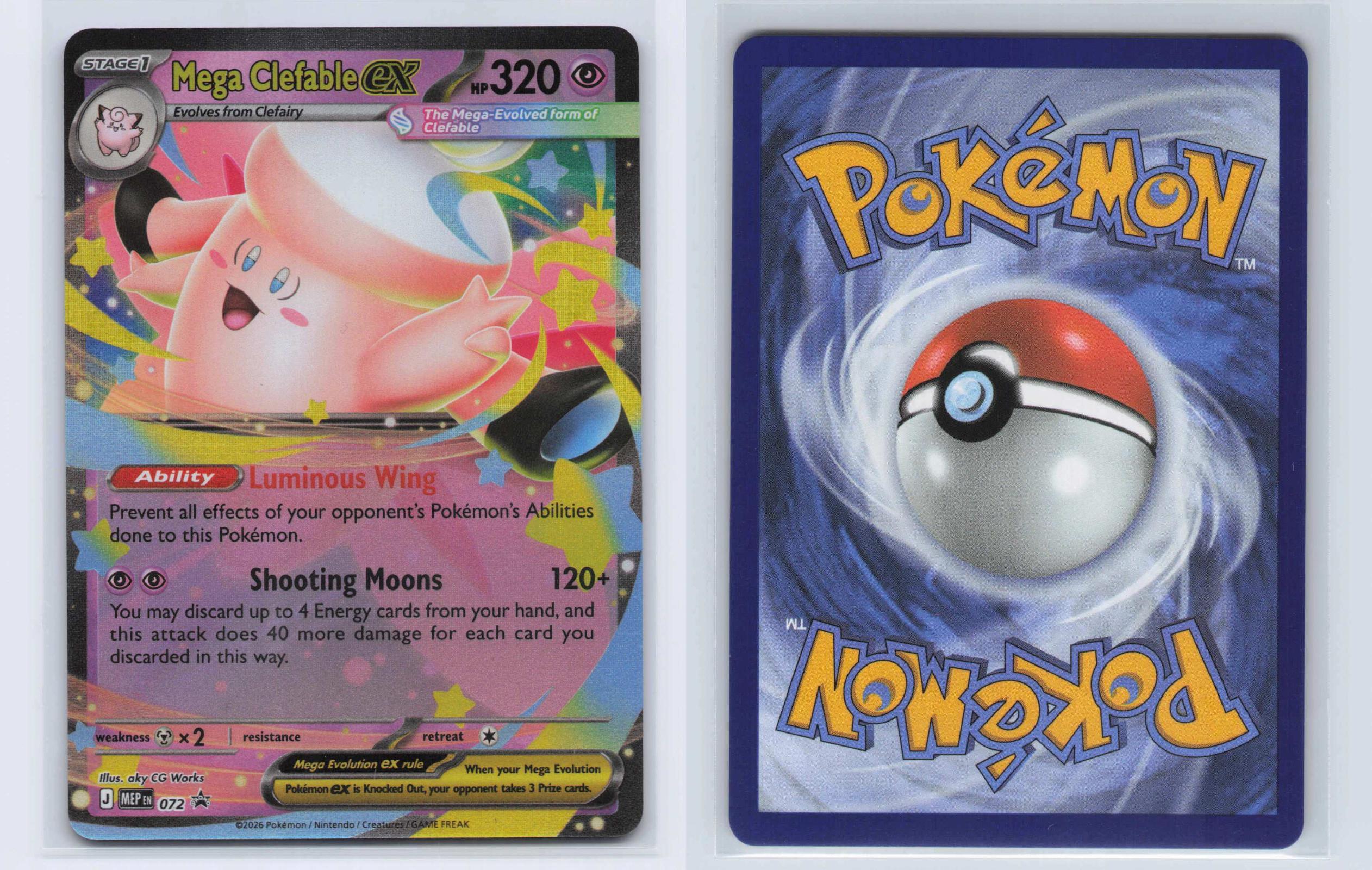 (#072) Mega Clefable ex - Holo [ME: Mega Evolution Promo]