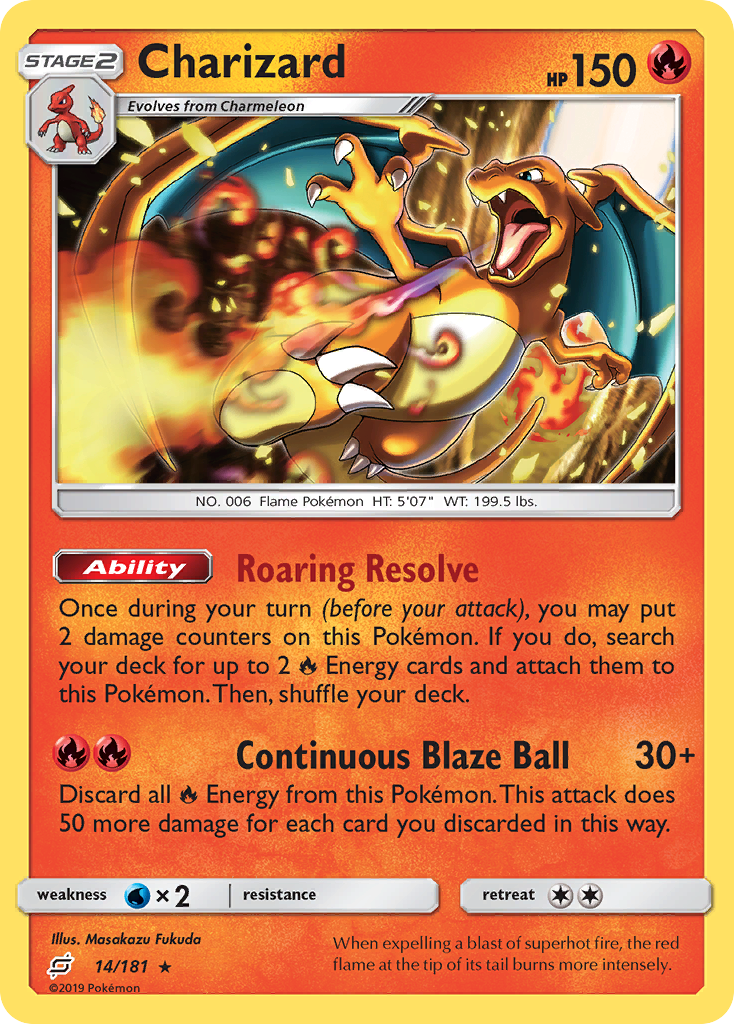 (#14/181) Charizard - Cracked Ice [Team Up]