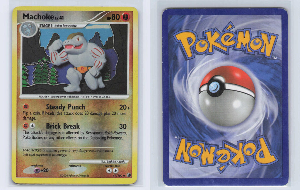 (#41/100) Machoke - Reverse Holo [Stormfront]