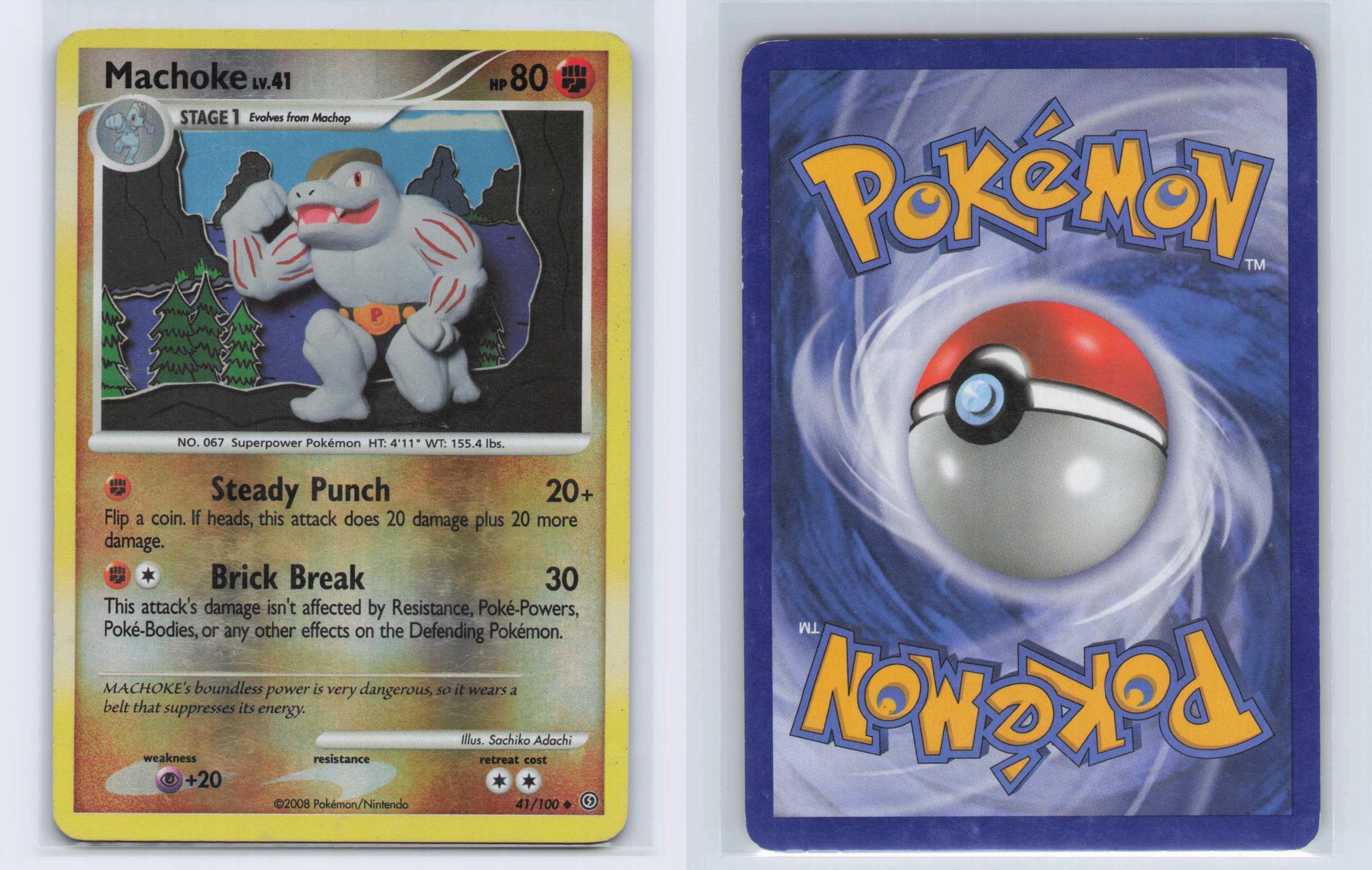 (#41/100) Machoke - Reverse Holo [Stormfront]