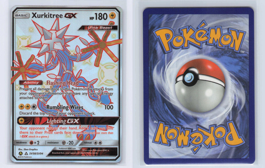 (#SV58/SV94) Xurkitree GX - Holo [Hidden Fates Shiny Vault]