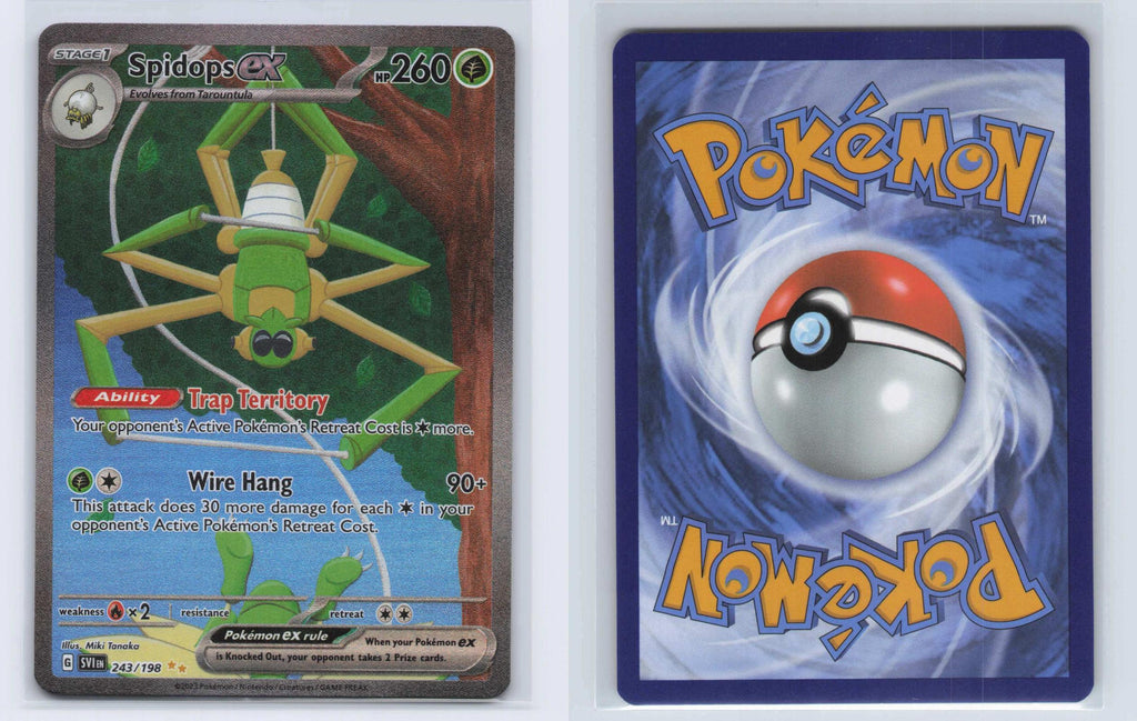 (#243/198) Spidops ex - Holo [Scarlet & Violet]