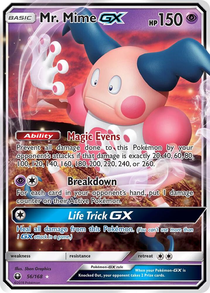 (#56/168) Mr. Mime GX [SM - Celestial Storm]