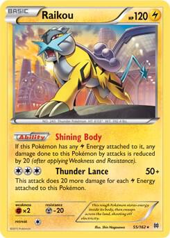 (#055/162) Raikou - (Cosmos Holo) [Blister Exclusives]