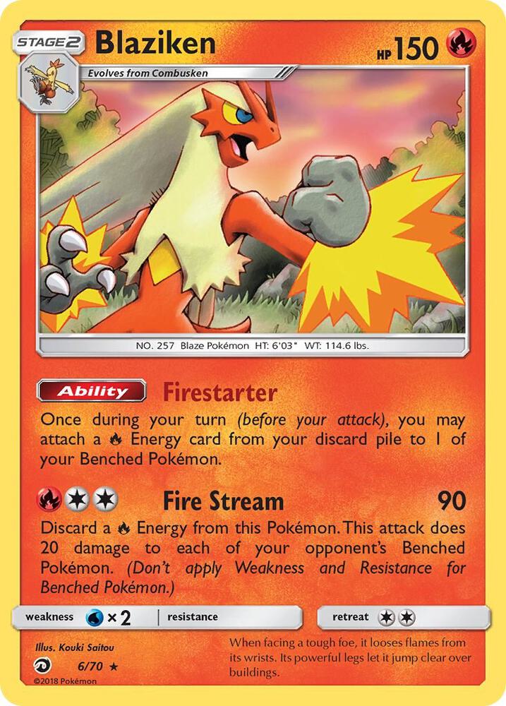 (#6/70) Blaziken [Dragon Majesty]