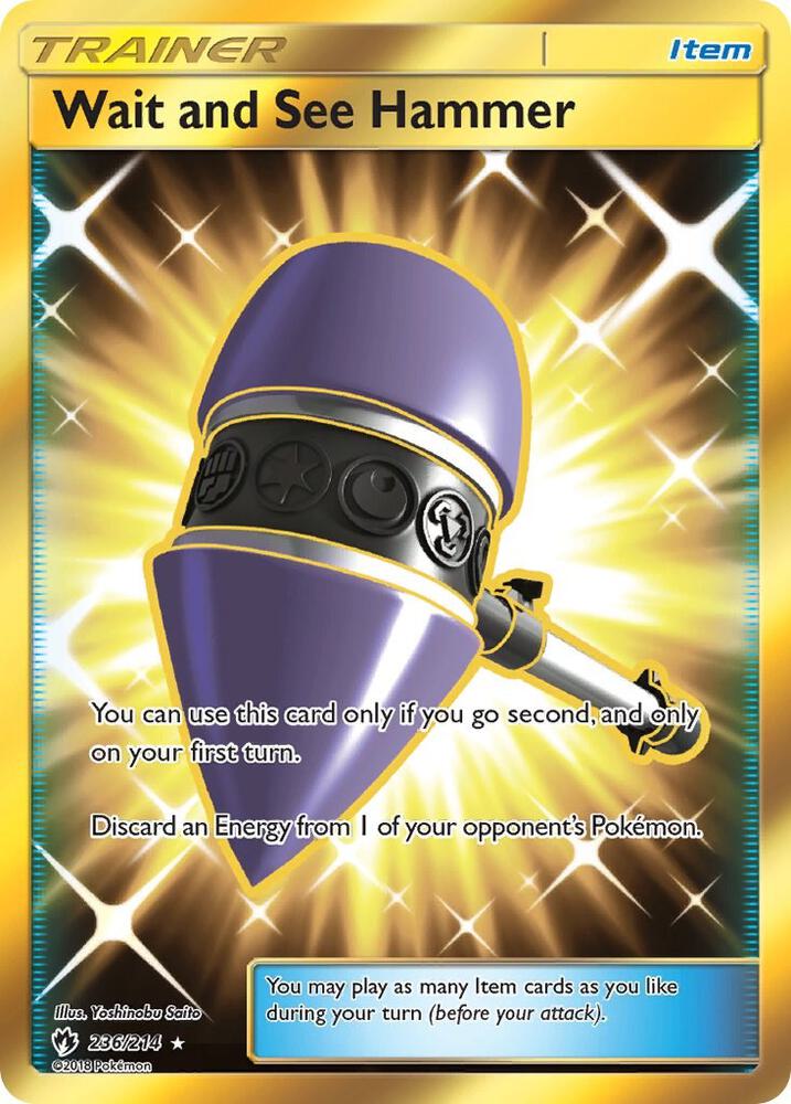 (#236/214) Wait and See Hammer (Secret) [SM - Lost Thunder]