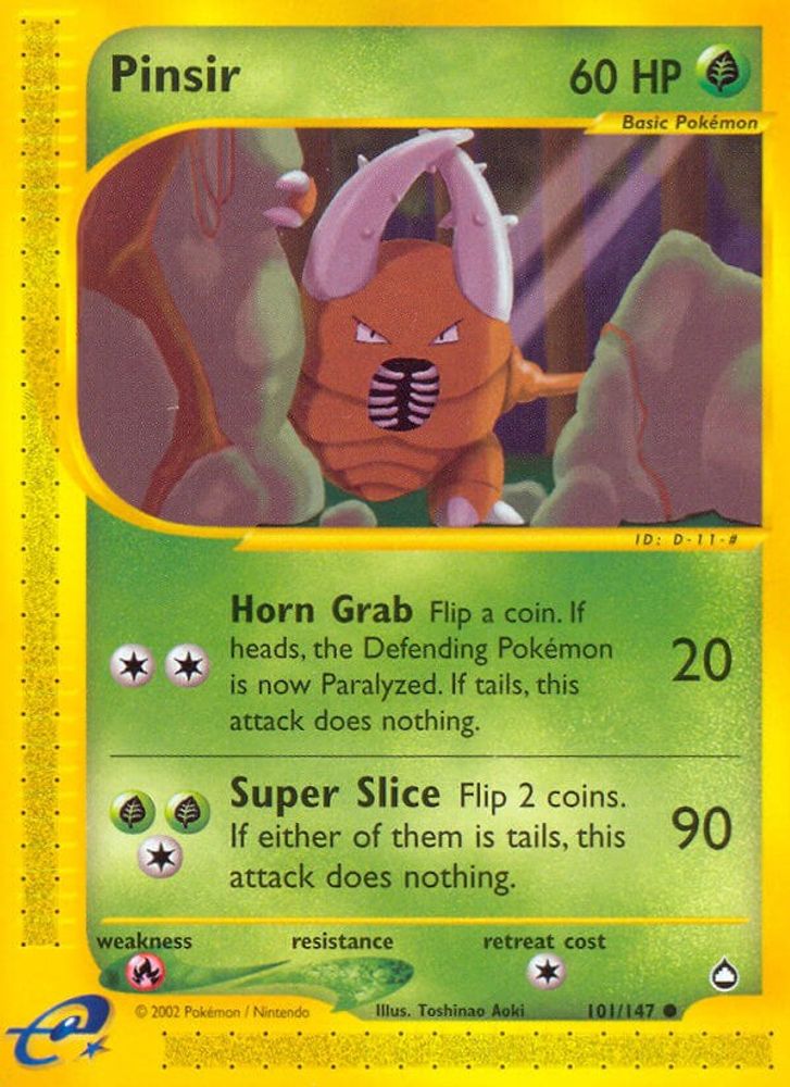 (#101/147) Pinsir - Normal [Aquapolis]
