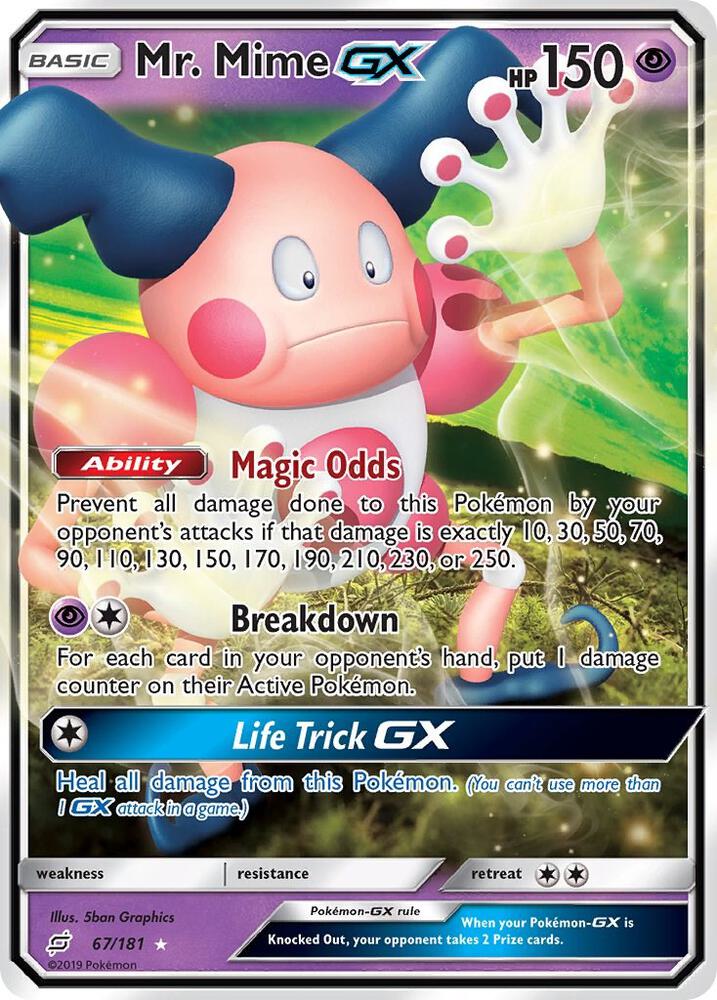 (#67/181) Mr. Mime GX [SM - Team Up]