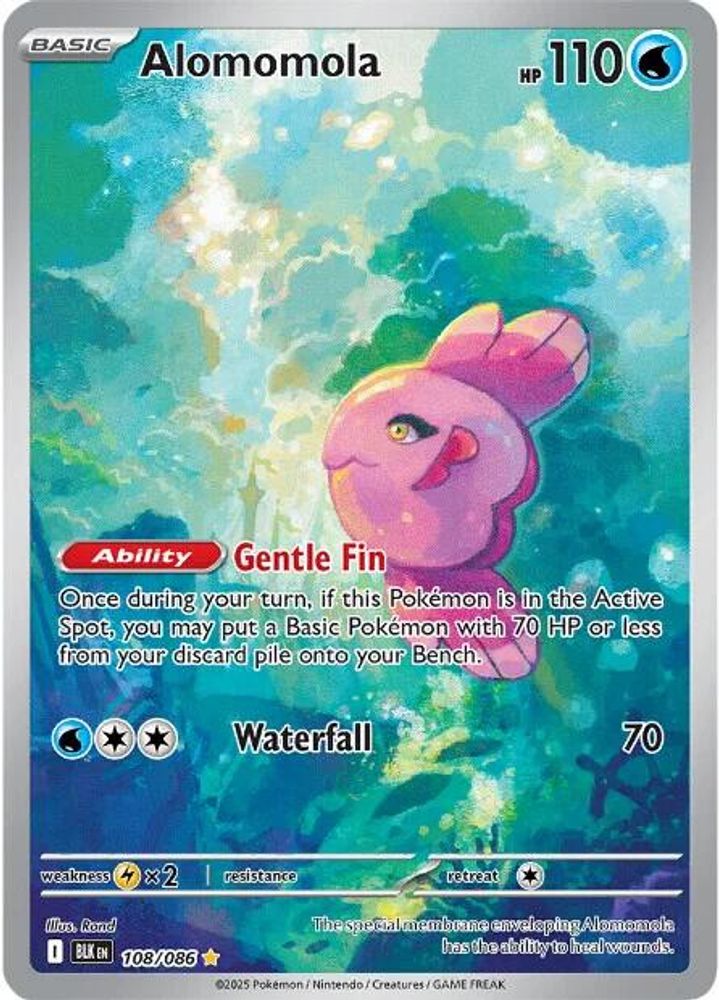 (#108/086) Alomomola - Holo [Black Bolt]