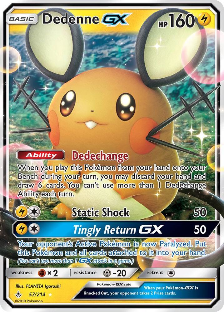 (#57/214) Dedenne GX [SM - Unbroken Bonds]
