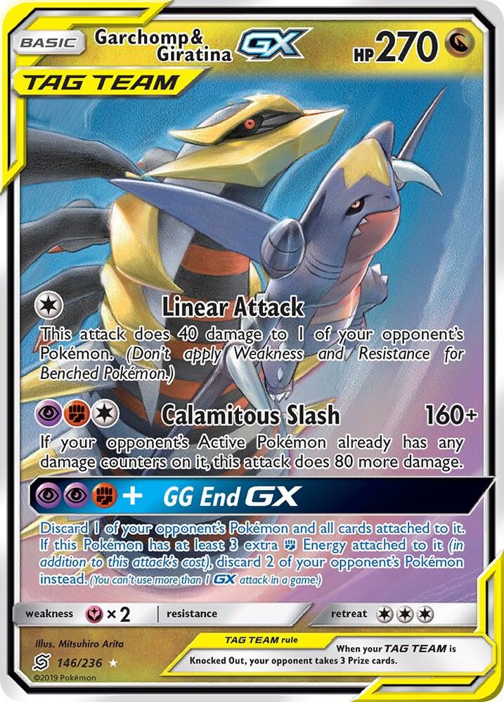 (#146/236) Garchomp & Giratina GX [SM - Unified Minds]