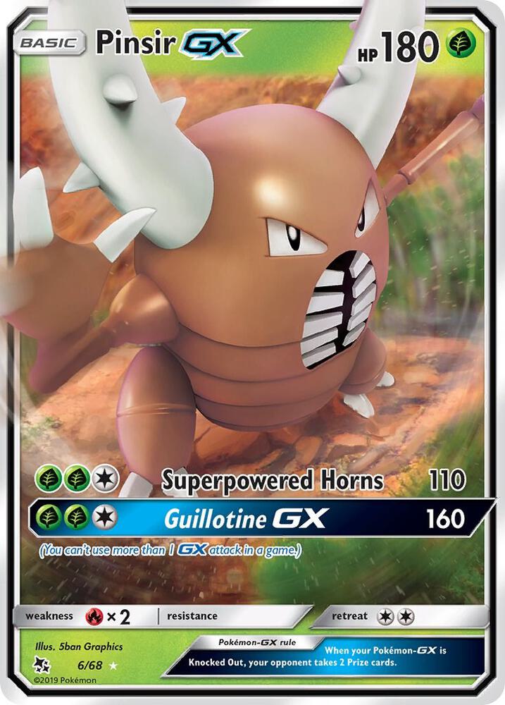 (#6/68) Pinsir GX [Hidden Fates]