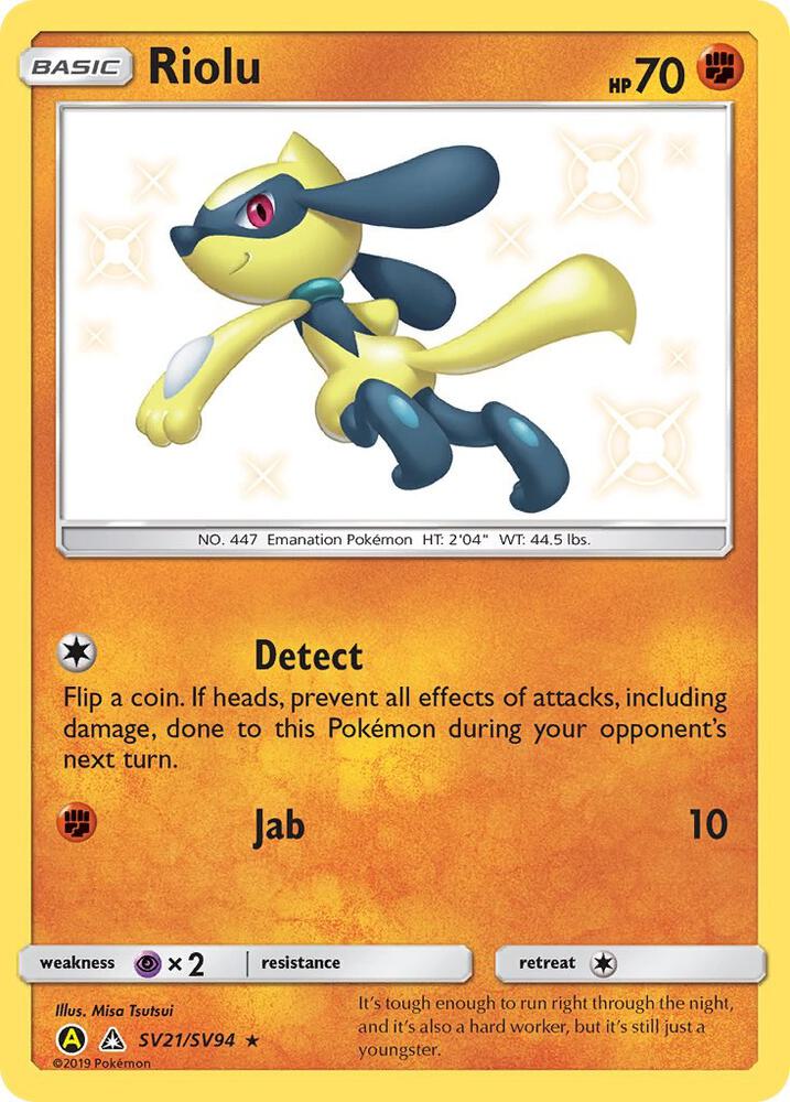 (#SV21/SV94) Riolu [Hidden Fates: Shiny Vault]
