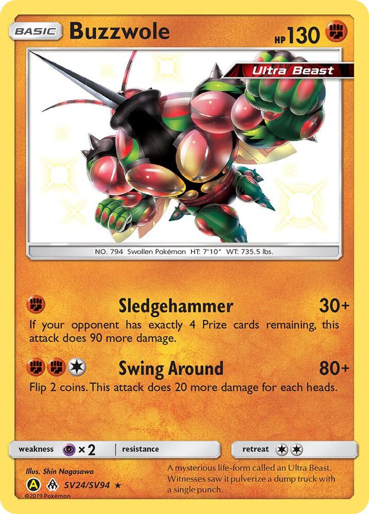 (#SV24/SV94) Buzzwole [Hidden Fates: Shiny Vault]