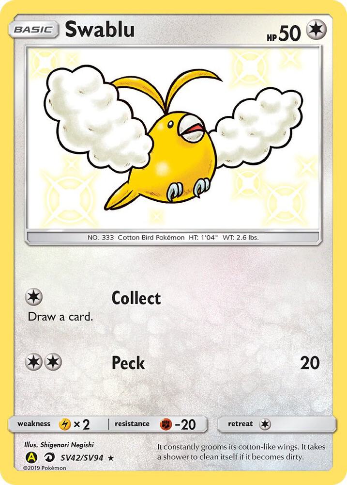 (#SV42/SV94) Swablu [Hidden Fates: Shiny Vault]