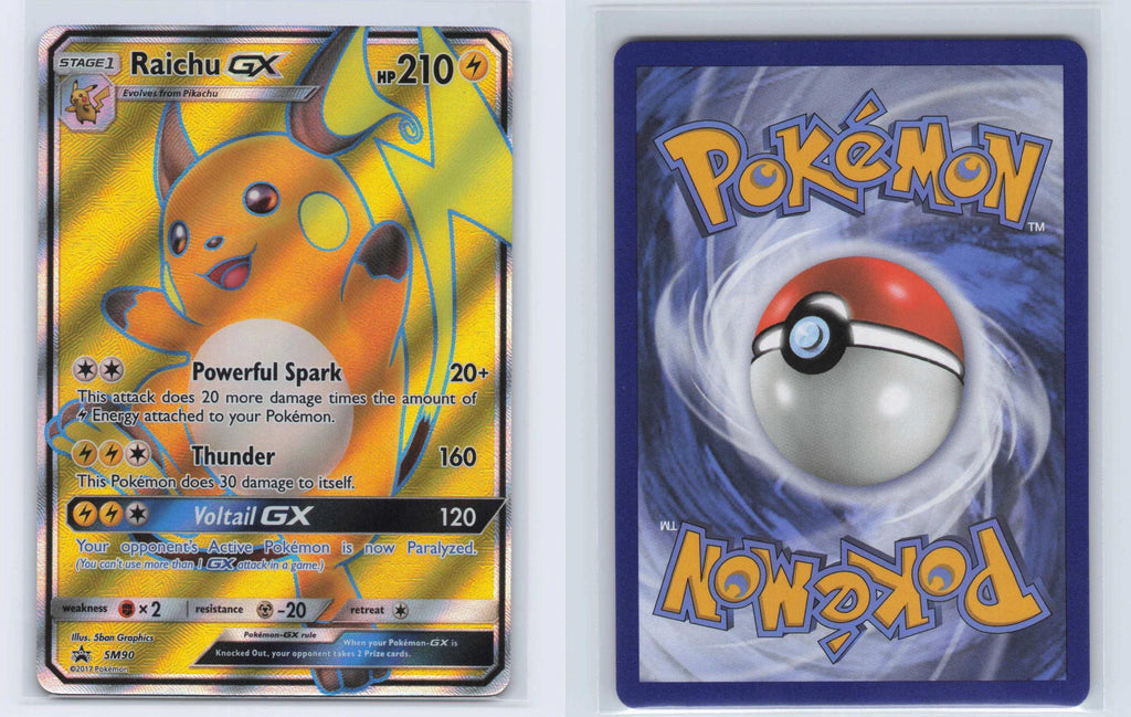 (#SM90) Raichu GX - - Holo [Sun & Moon Promo]