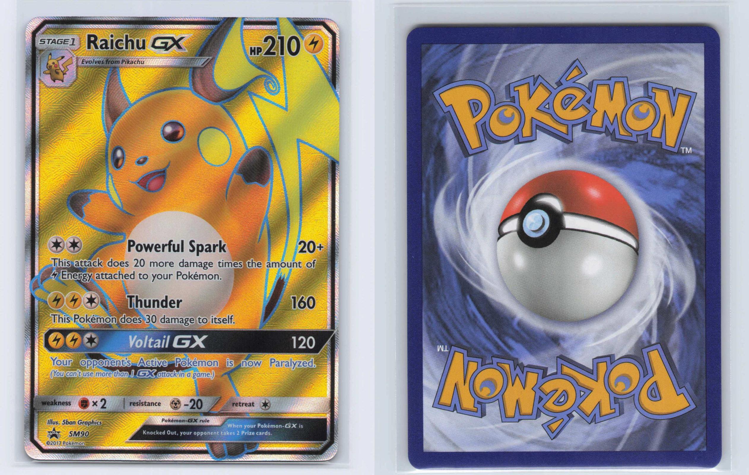 (#SM90) Raichu GX - - Holo [Sun & Moon Promo]