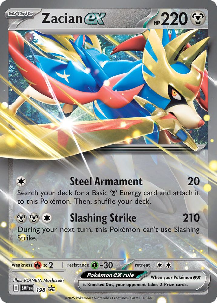 (#198) Zacian ex - Holo [Scarlet & Violet Promo]