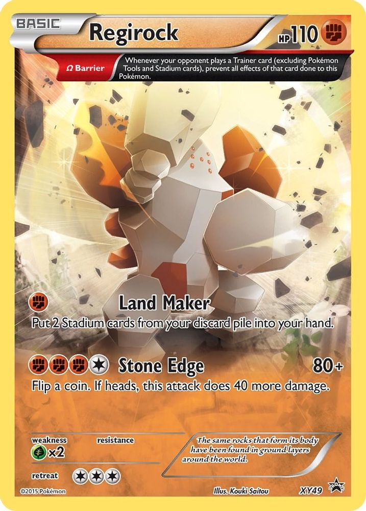 (#XY49) Regirock - Holo [XY Promo]