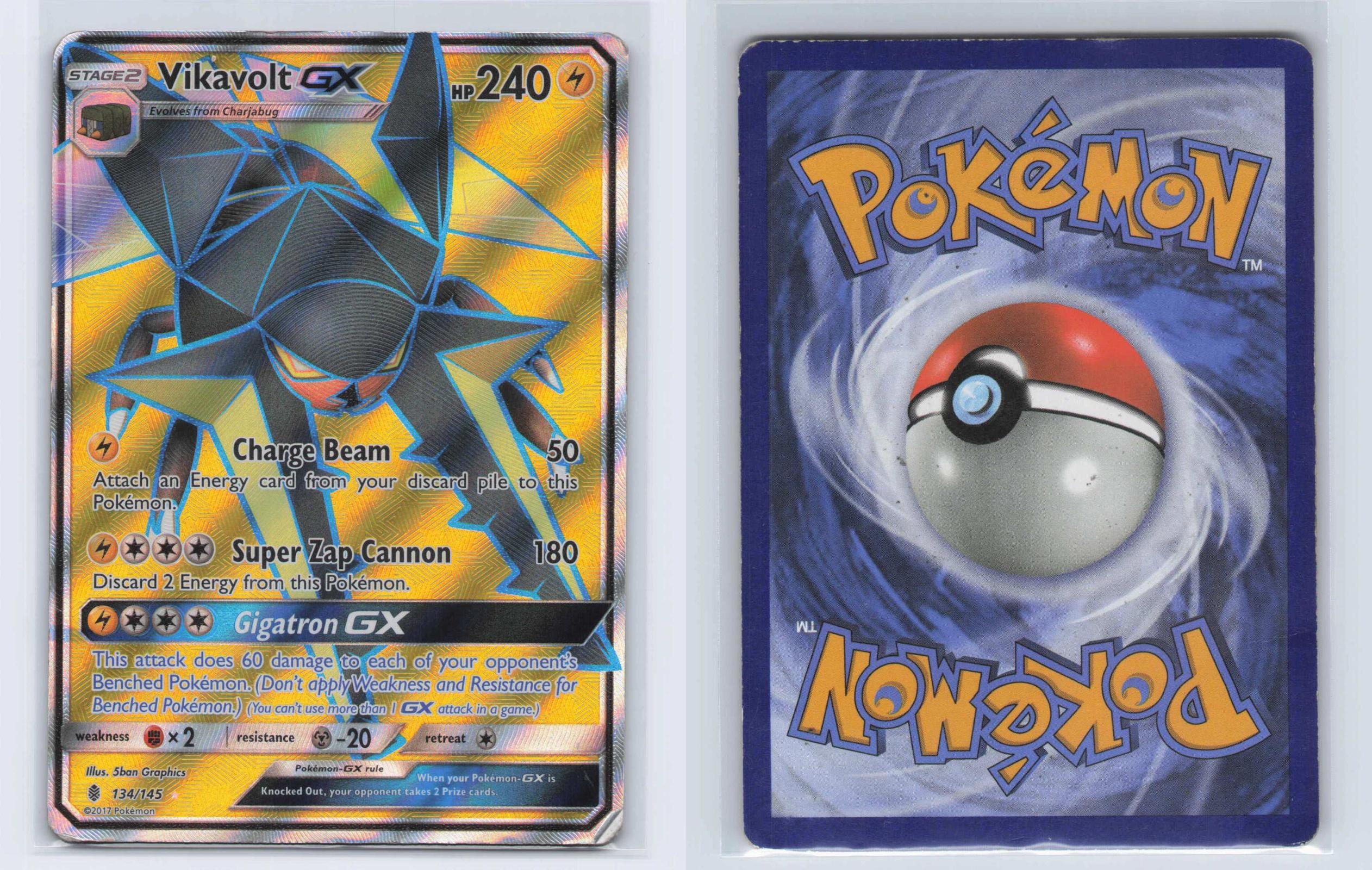 (#134/145) Vikavolt GX (Full Art) - Holo [Guardians Rising]