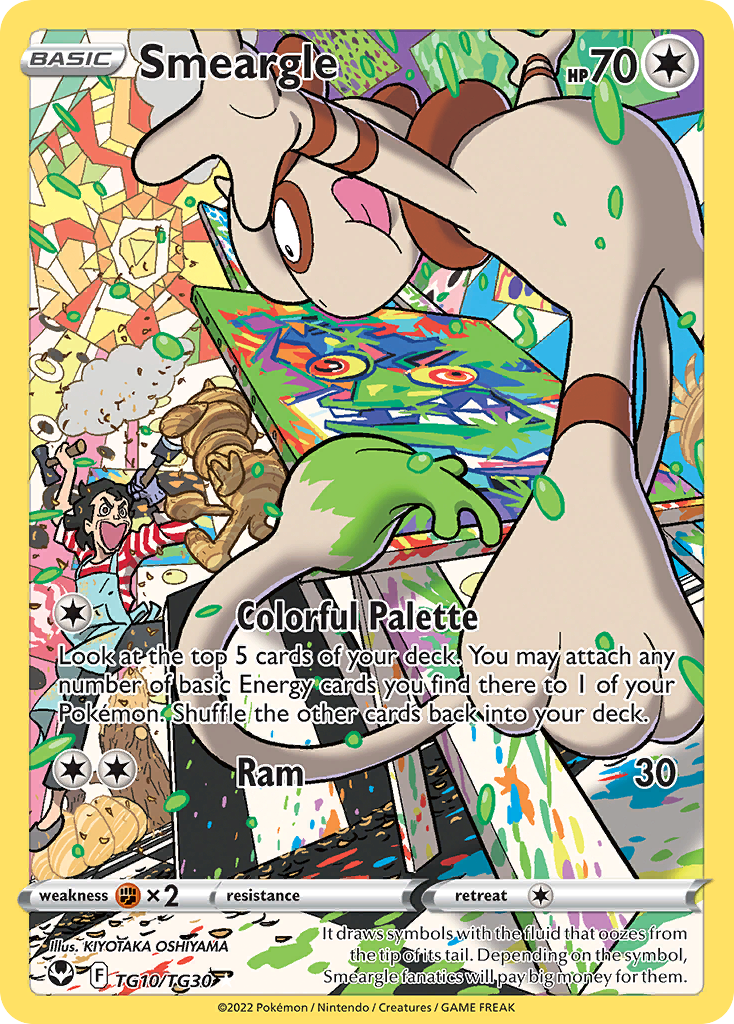 (#TG10/TG30) Smeargle - Holo [Silver Tempest Trainer Gallery]