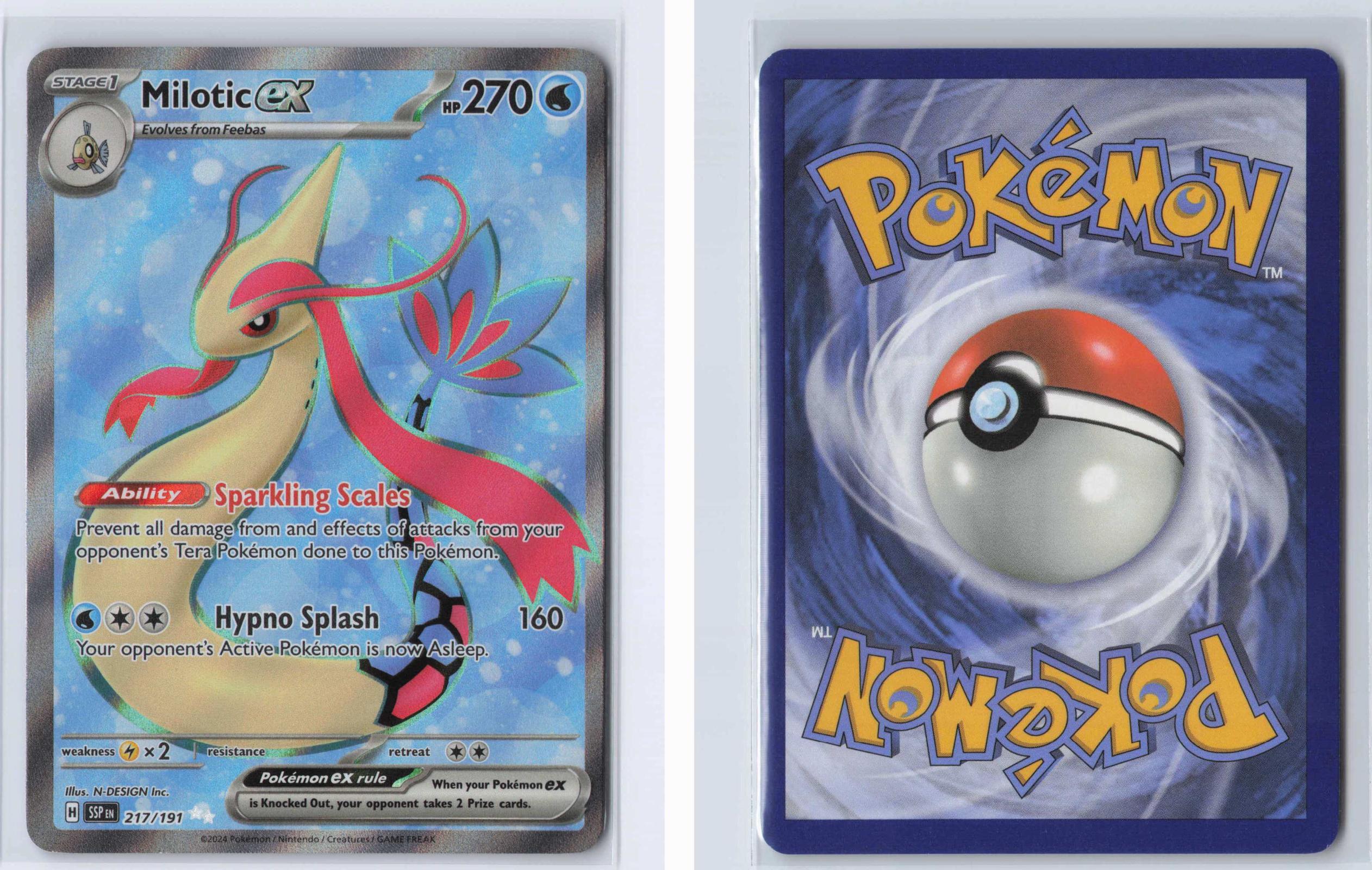 (#217/191) Milotic ex - Holo [Surging Sparks]