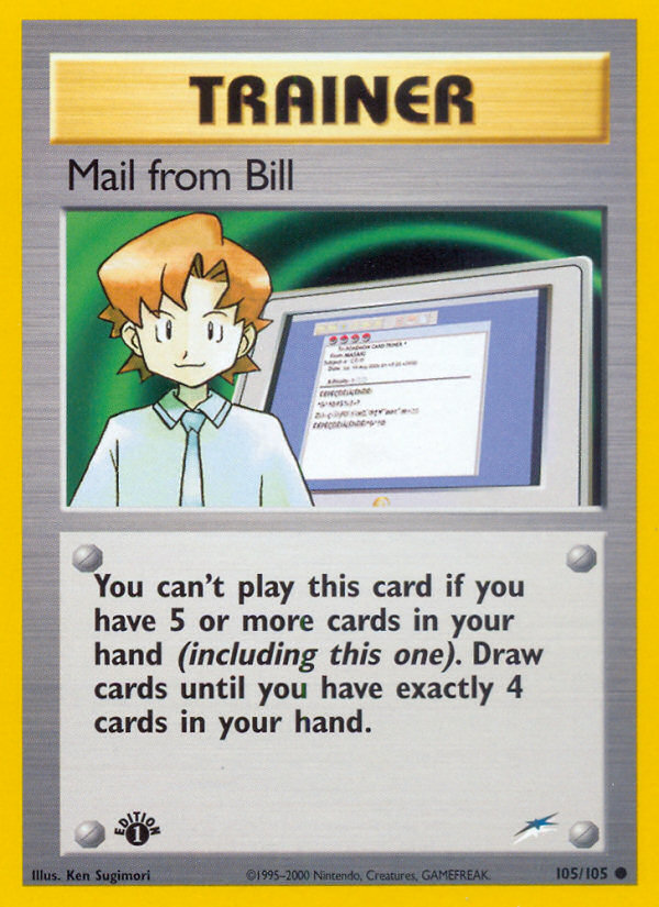 (#105/105) Mail from Bill - Unlimited [Neo Destiny]