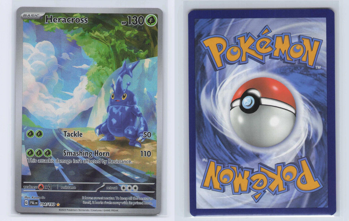 (#194/193) Heracross - Holo [Paldea Evolved]