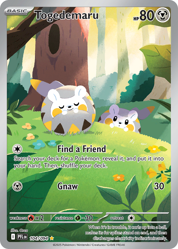 (#104/094) Togedemaru - Holo [Phantasmal Flames]