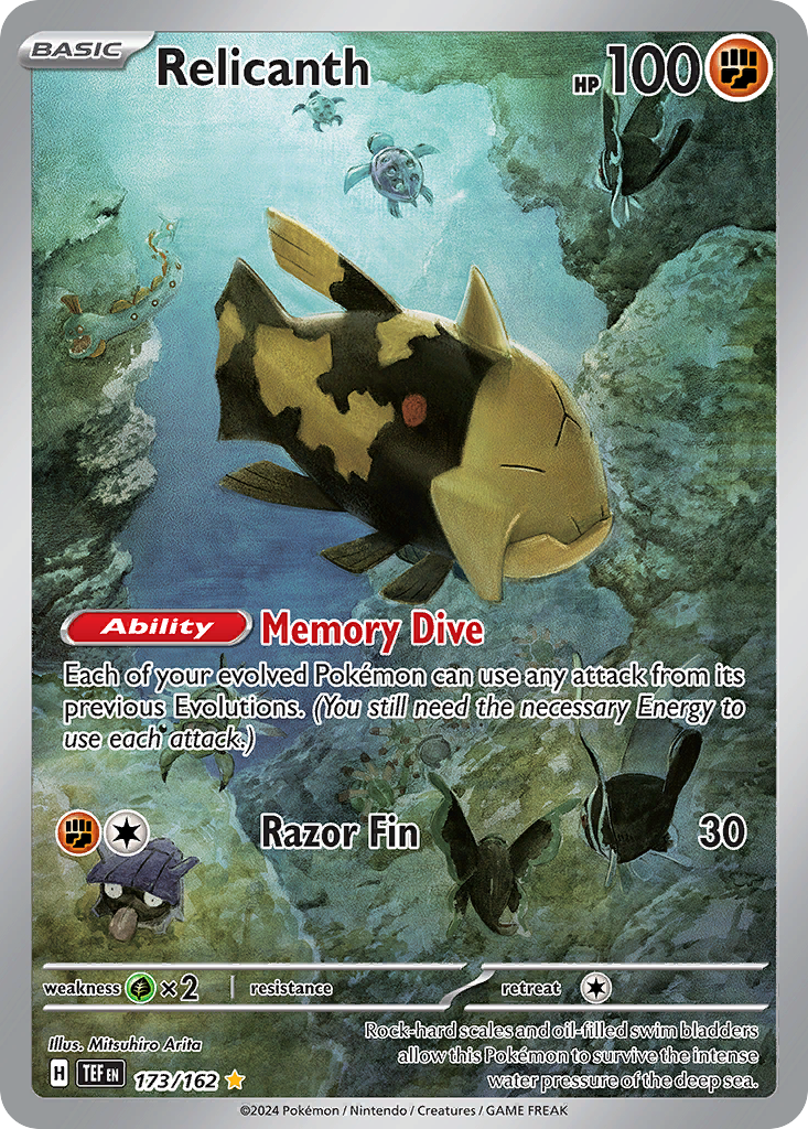 (#173/162) Relicanth - Holo [Temporal Forces]