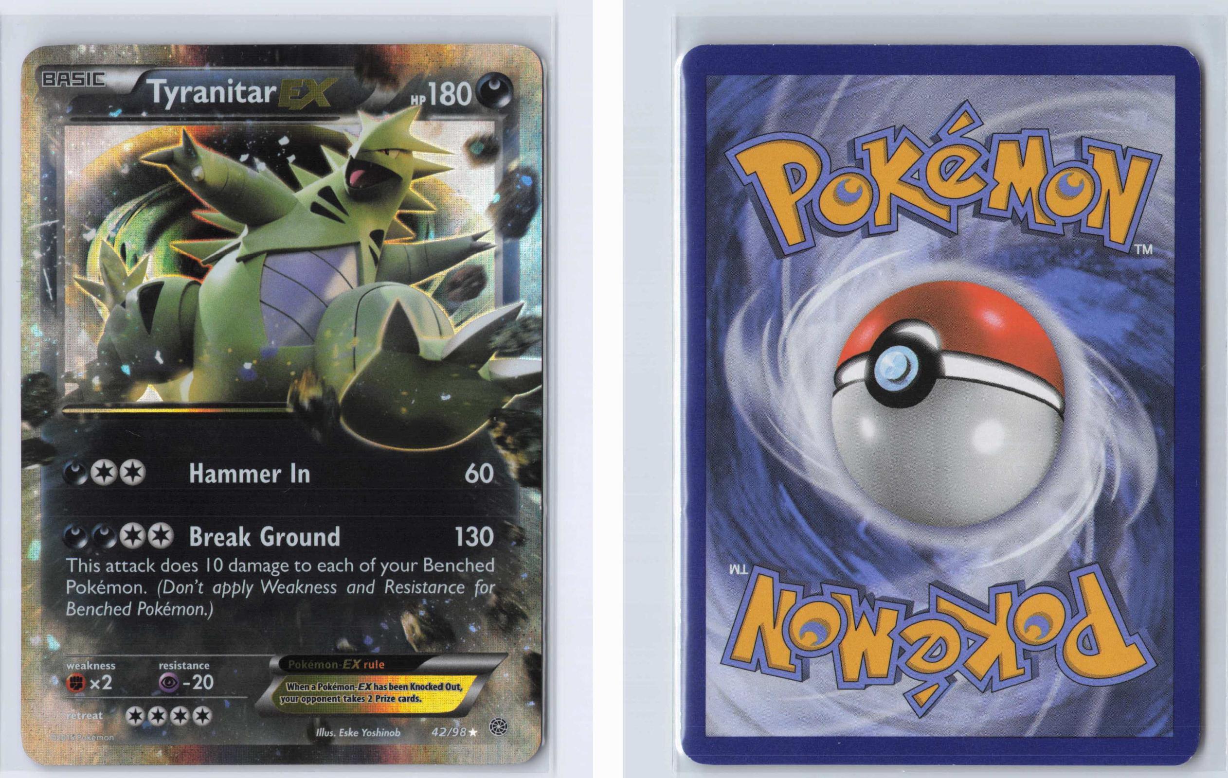 (#42/98) Tyranitar EX - Holo [Ancient Origins]