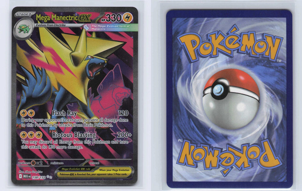(#158/132) Mega Manectric ex - Holo [Mega Evolution]