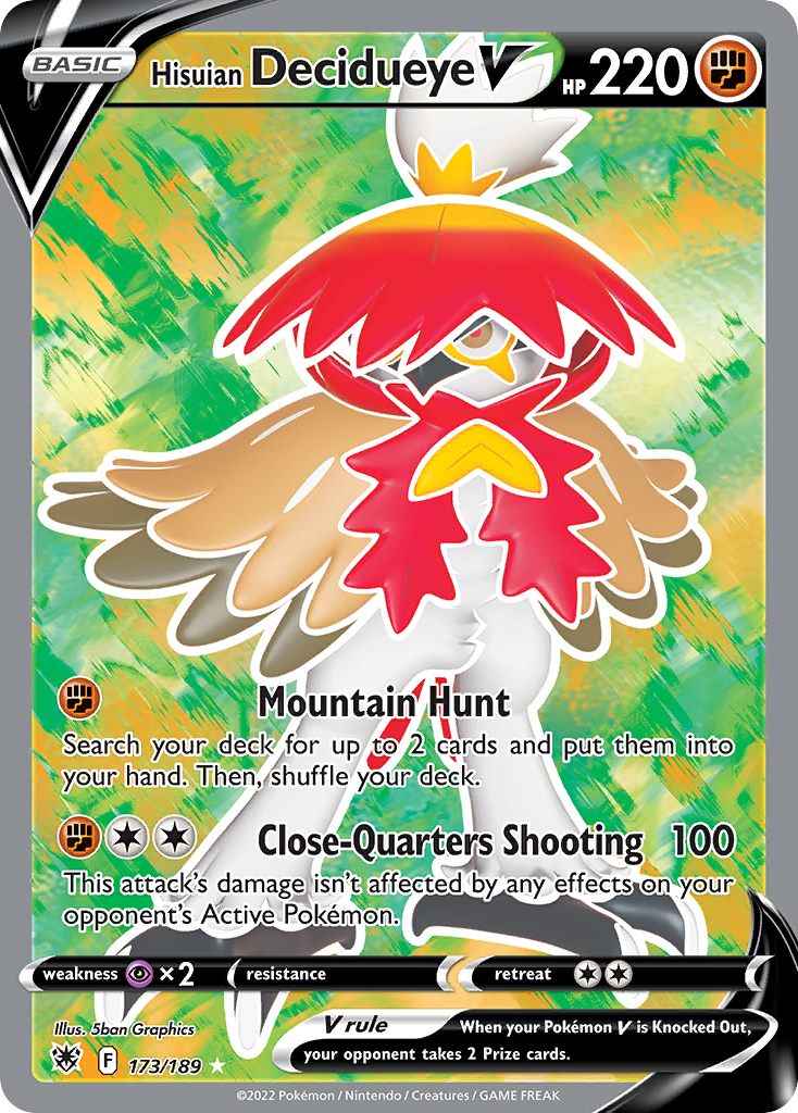 (#173/189) Hisuian Decidueye V - Holo [Astral Radiance]