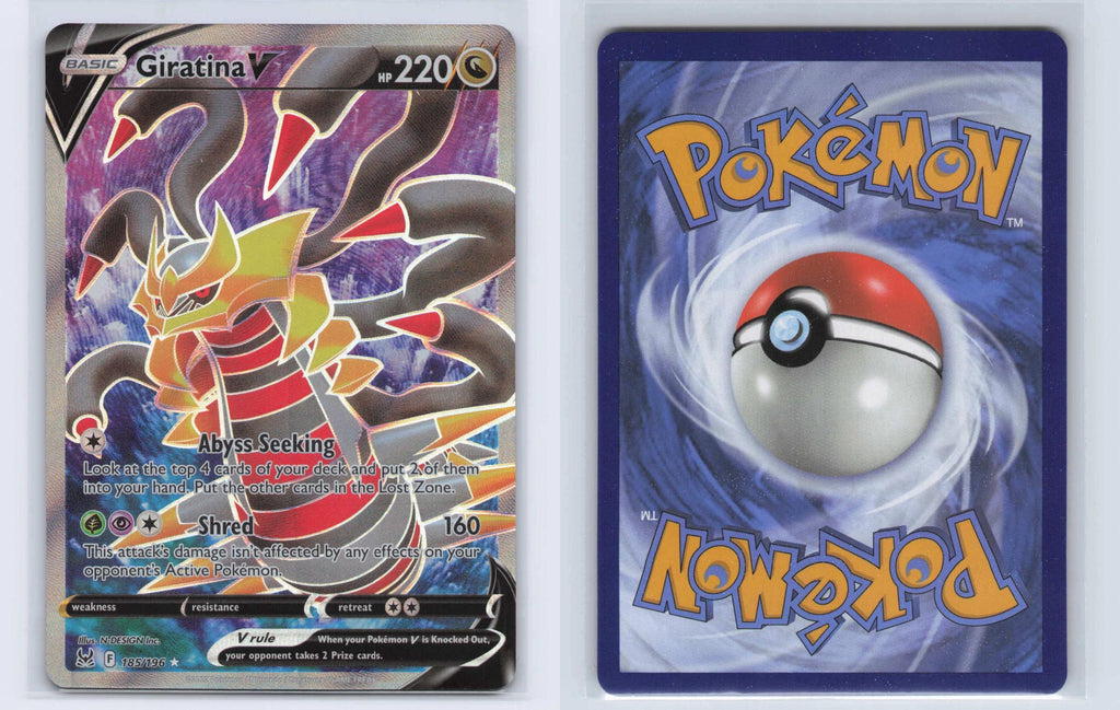 (#185/196) Giratina V - Holo [Lost Origin]
