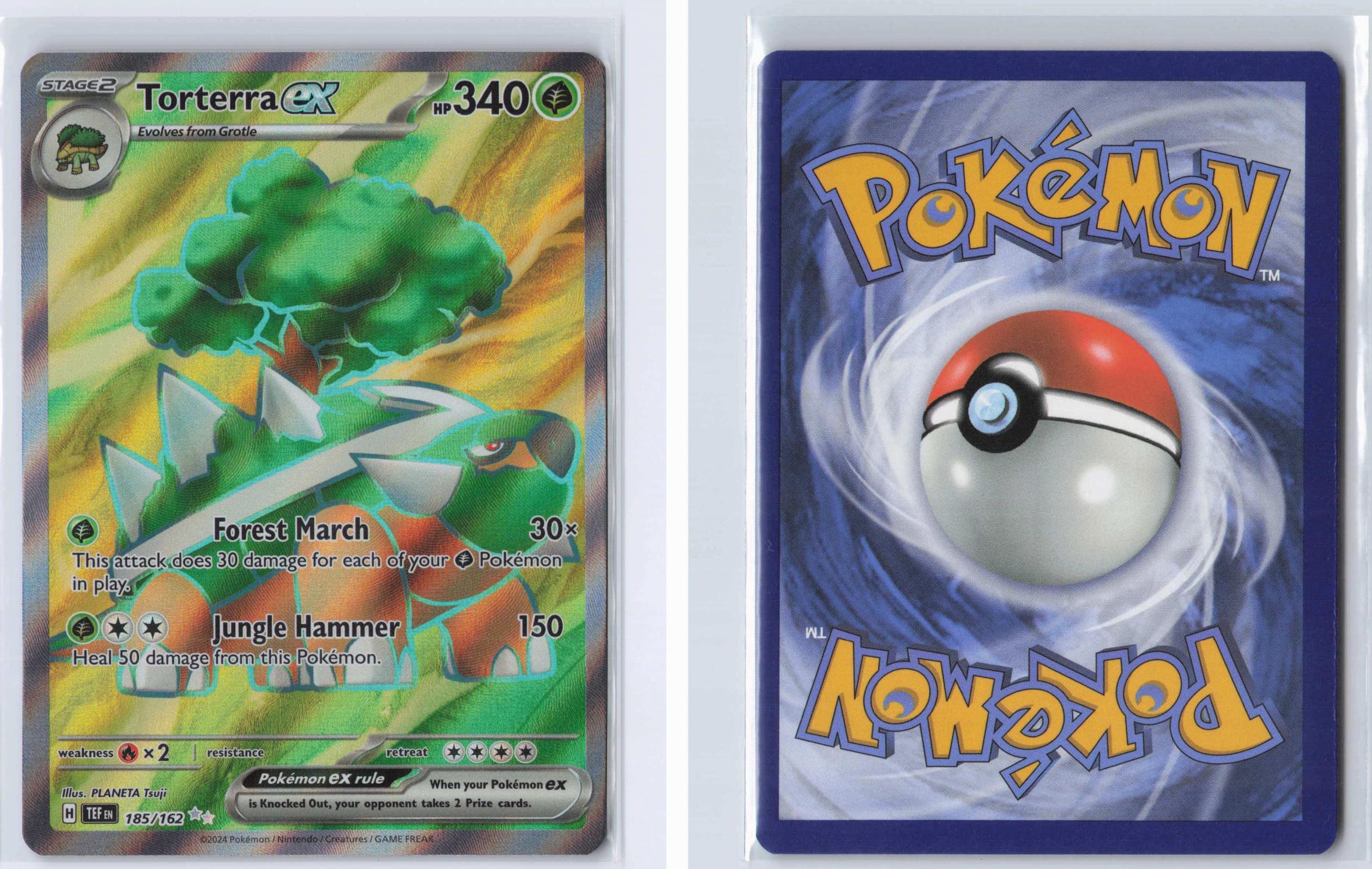 (#185/162) Torterra ex - Holo [Temporal Forces]