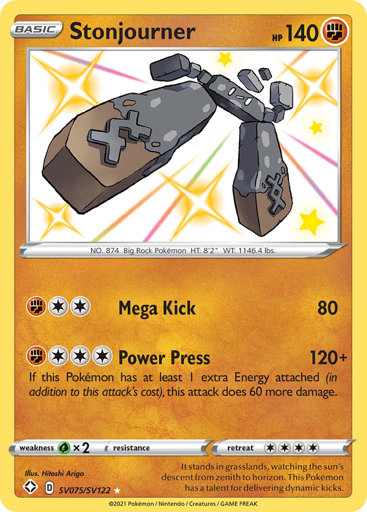 (#SV075/SV122) Stonjourner - Holo [Shining Fates Shiny Vault]