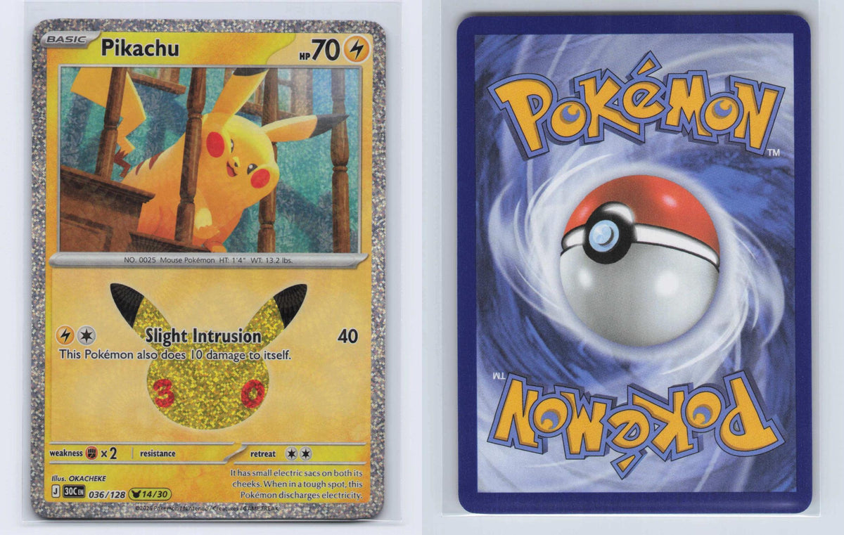 (#036/128) Pikachu - Holo [ME: 30th Celebration]