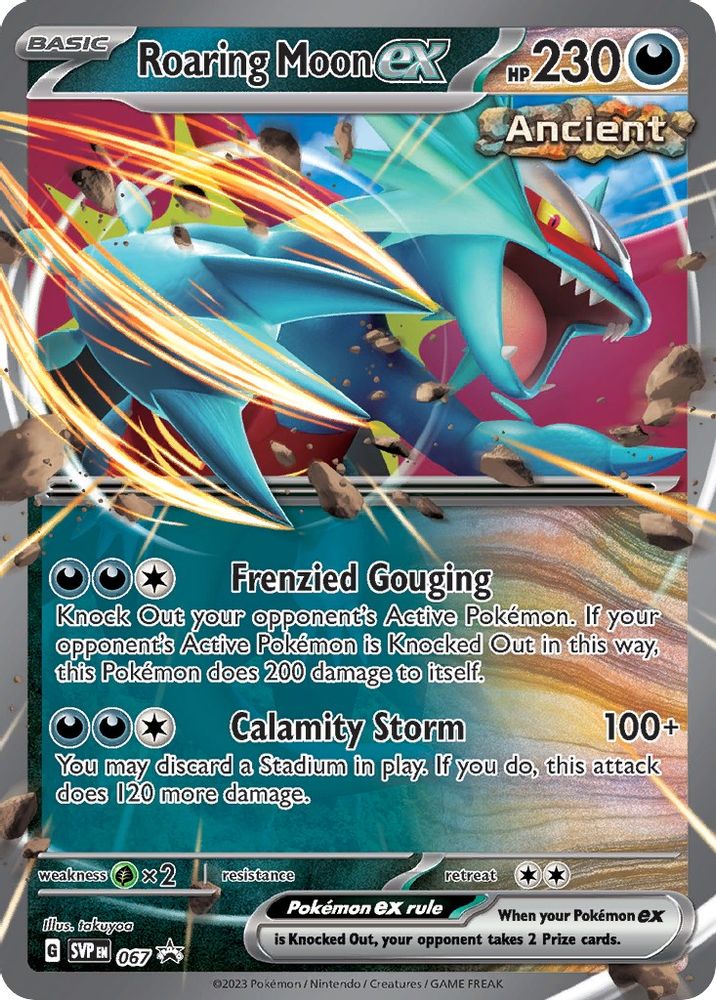 (#067) Roaring Moon ex - Holo [Scarlet & Violet Promo]