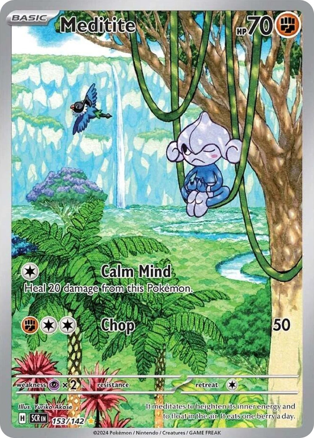 (#153/142) Meditite - Holo [Stellar Crown]