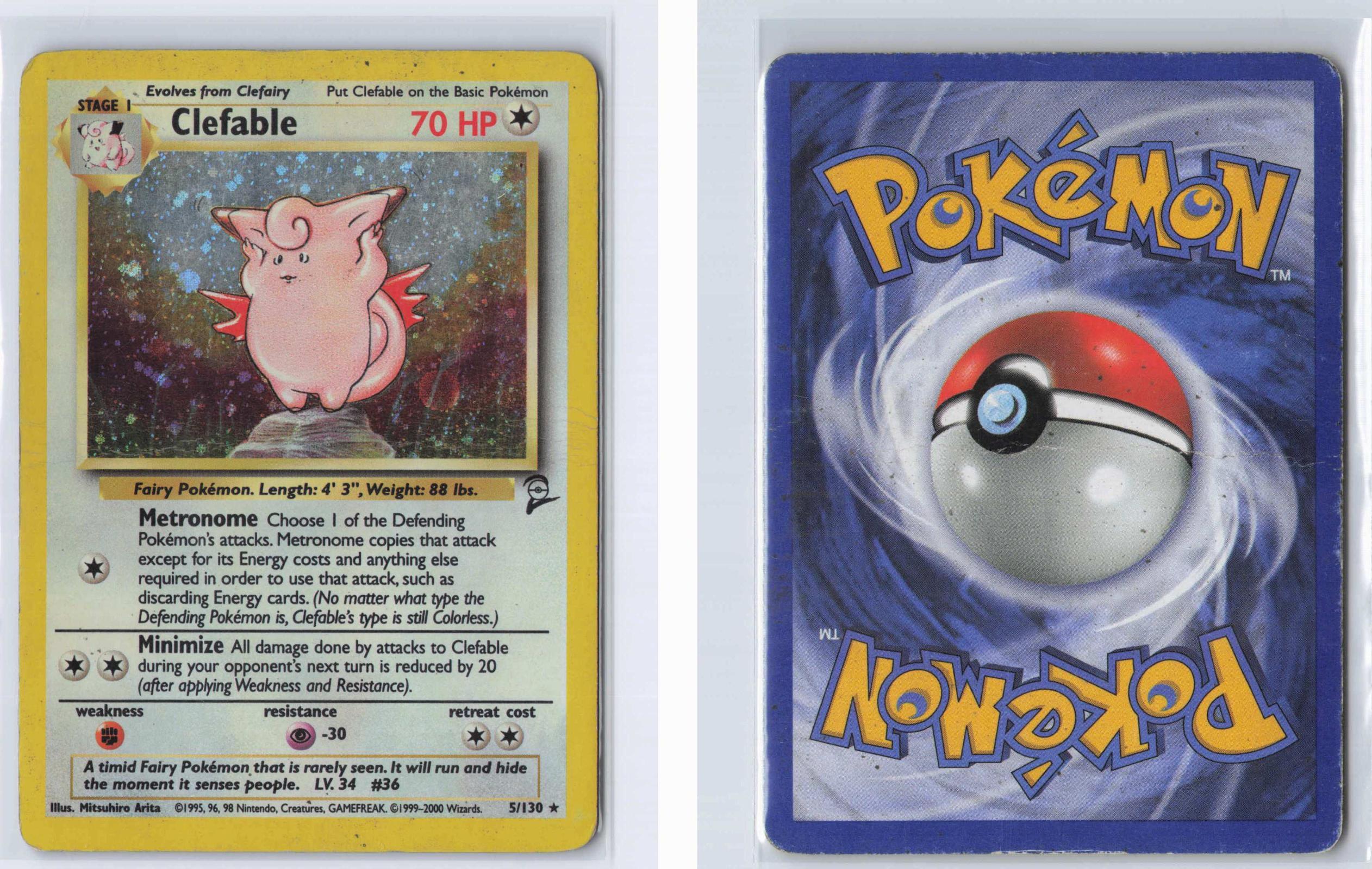 (#5/130) Clefable - Holo [Base Set 2]