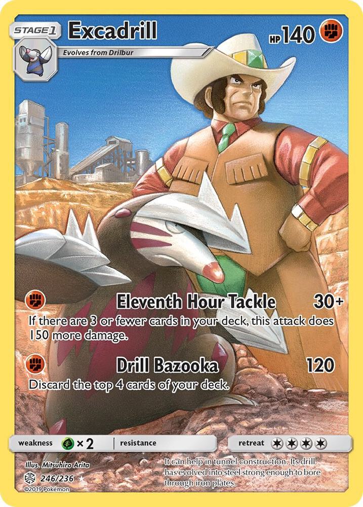 (#246/236) Excadrill (Secret) [SM - Cosmic Eclipse]