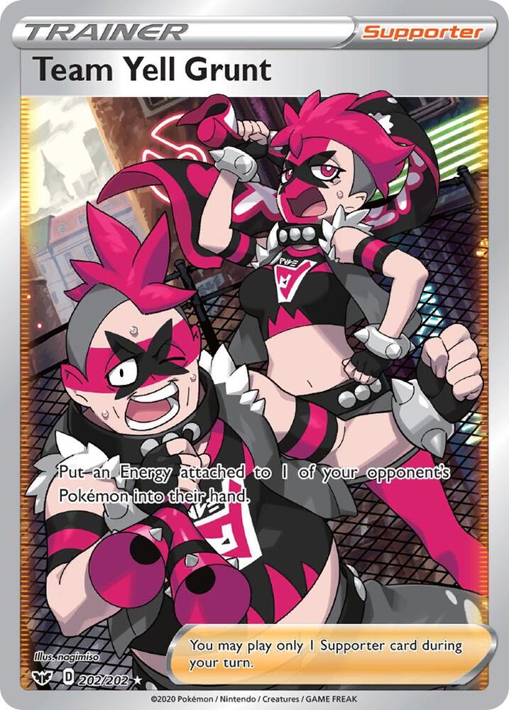 (#202/202) Team Yell Grunt (Full Art) [SWSH01: Sword & Shield Base Set]