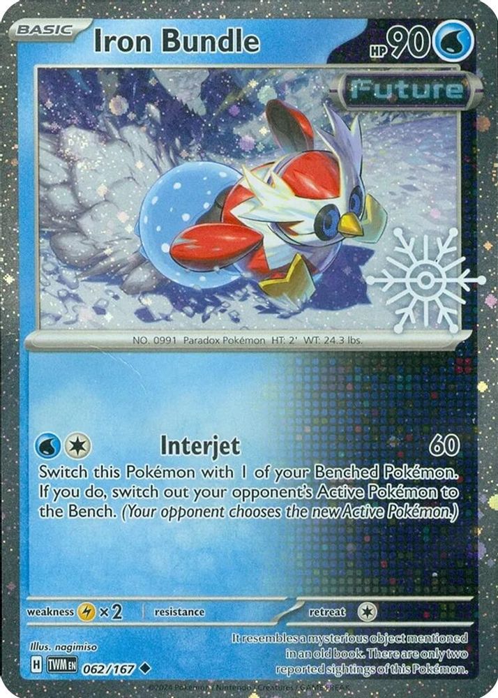 (#062/167) Iron Bundle (Holiday Calendar) - Holo [Miscellaneous Cards & Products]